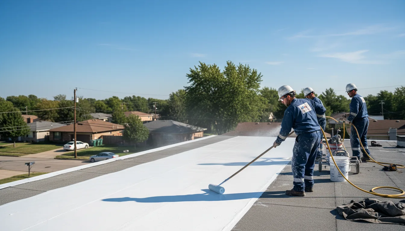 Commercial roof coating in Westmont, IL near me